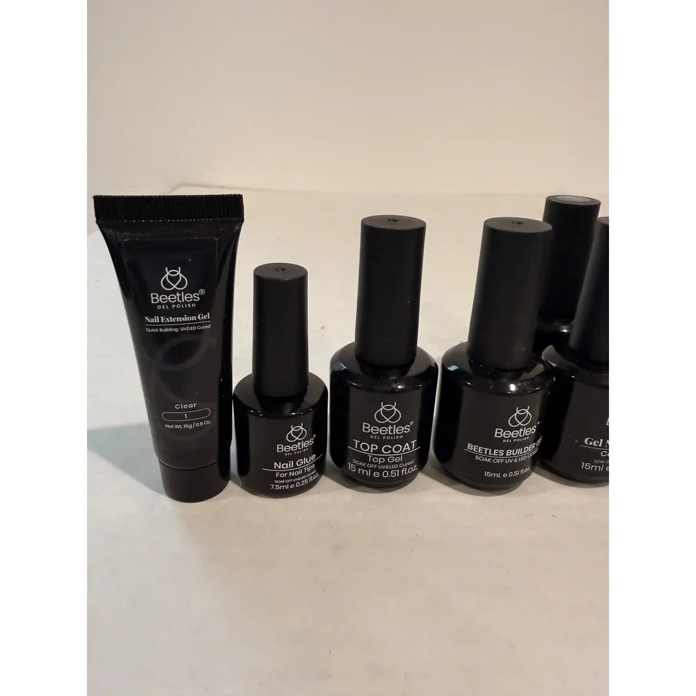 Beetles Gel Polish Lot Color Gel Builder Top Coat Matte Nail Extension Glue Set